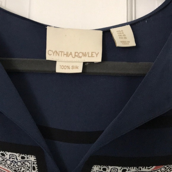 Cynthia Rowley 100%silk shift dress - Picture 2 of 3